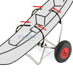 CHARIOT KAYAK CANOE PLIABLE ECKLA CANYON -Kayak Gonflable Soldes chariot kayak canoe pliable eckla canyon 2