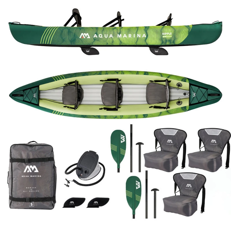KAYAK AQUA MARINA RIPPLE 3 PERSONNES 370 2 KAYAK AQUA MARINA RIPPLE 3 PERSONNES 370 – Image 2