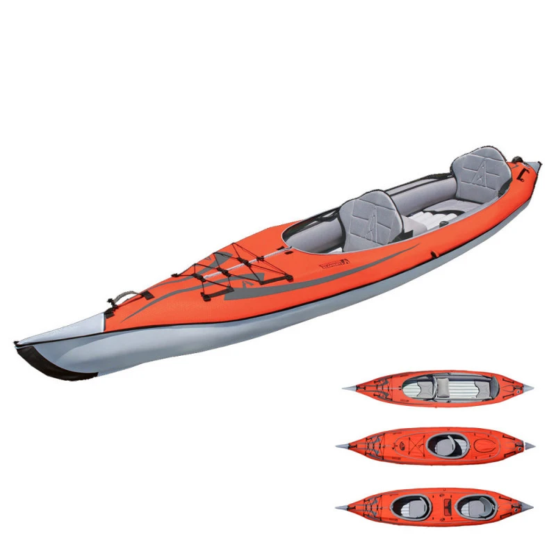KAYAK GONFLABLE ADVANCED ELEMENTS FRAME CONVERTIBLE ROUGE 2 KAYAK GONFLABLE ADVANCED ELEMENTS FRAME CONVERTIBLE ROUGE – Image 2