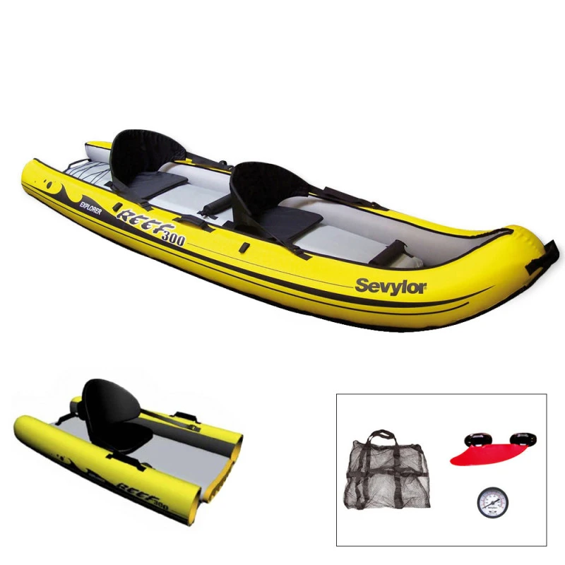 KAYAK GONFLABLE SEVYLOR REEF 300 1 KAYAK GONFLABLE SEVYLOR REEF 300