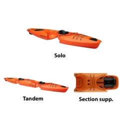 KAYAK MODULABLE AIRSEAT POINT 65°N MARTINI GTX DUO ORANGE 7 KAYAK MODULABLE AIRSEAT POINT 65°N MARTINI GTX DUO ORANGE -Kayak Gonflable Soldes kayak modulable airseat point 65n martini gtx duo orange 3