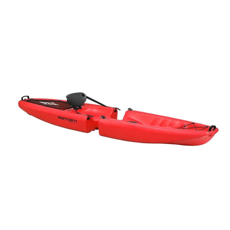 KAYAK MODULABLE SIT ON TOP POINT 65°N FALCON SOLO ROUGE 2 KAYAK MODULABLE SIT ON TOP POINT 65°N FALCON SOLO ROUGE – Image 2