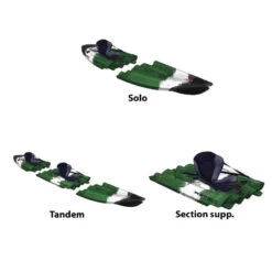 KAYAK MODULABLE SPECIAL PECHE POINT 65°N TEQUILA GTX ANGLER SOLO -Kayak Gonflable Soldes kayak modulable special peche point 65n tequila gtx angler solo 2