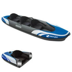 KAYAK SEVYLOR HUDSON KCC360 BLEU -Kayak Gonflable Soldes kayak sevylor hudson kcc360 bleu 4