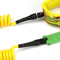 LEASH DE SUP HOWZIT COIL RASTA 9' -Kayak Gonflable Soldes leash de sup howzit coil rasta 9 1 5