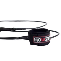LEASH SURF HOWZIT NOIR DIAMETRE 7MM -Kayak Gonflable Soldes leash surf howzit noir diametre 7mm 9