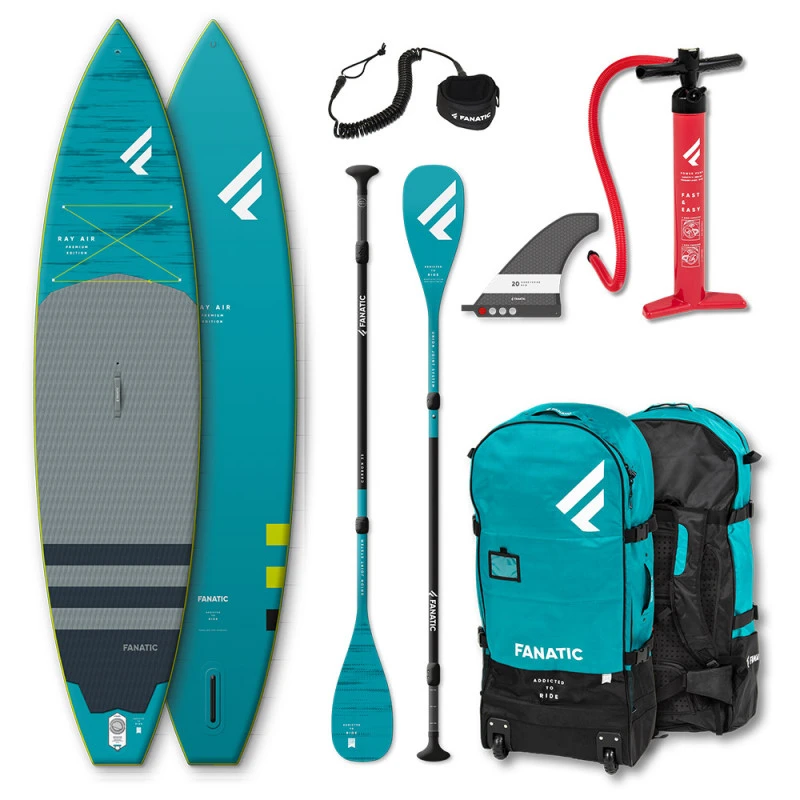 PADDLE FANATIC RAY AIR 12.6x32 PREMIUM GONFLABLE + PAGAIE CARBONE C35 COMPLET 2 PADDLE FANATIC RAY AIR 12.6x32 PREMIUM GONFLABLE + PAGAIE CARBONE C35 COMPLET – Image 2