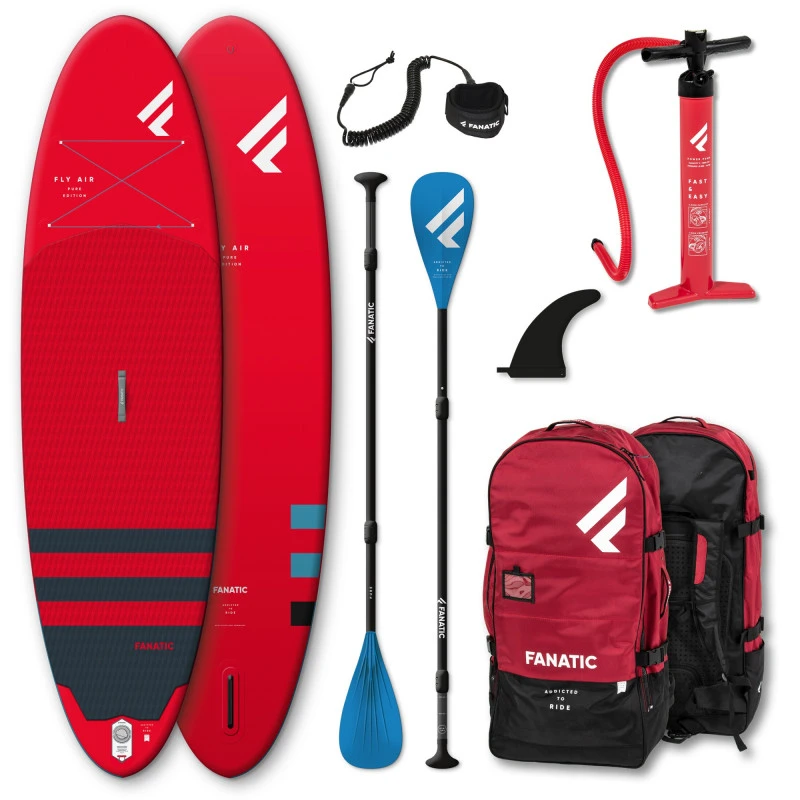 PADDLE GONFLABLE FANATIC FLY AIR 10.8 PURE ROUGE 2022 1 PADDLE GONFLABLE FANATIC FLY AIR 10.8 PURE ROUGE 2022