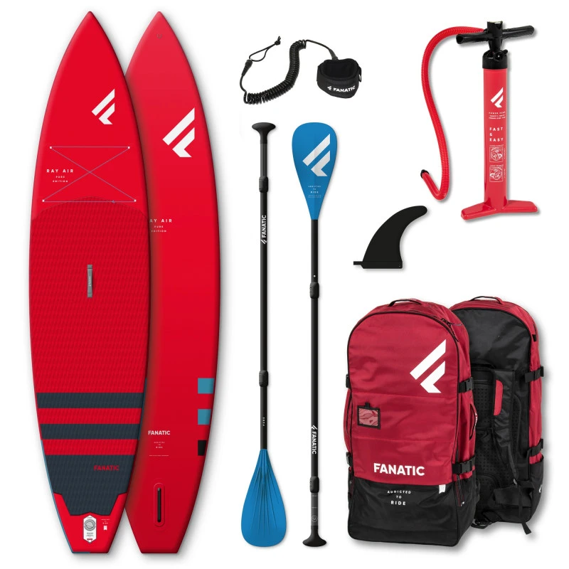 PADDLE GONFLABLE FANATIC RAY AIR 11.6 X 31 PURE ROUGE 2022 2 PADDLE GONFLABLE FANATIC RAY AIR 11.6 X 31 PURE ROUGE 2022 – Image 2