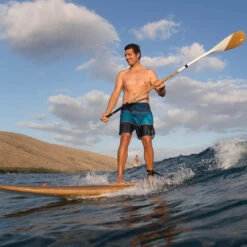 PAGAIE FANATIC BAMBOO CARBON 50 FIXE 7.25 -Kayak Gonflable Soldes pagaie fanatic bamboo carbon 50 fixe 725 2