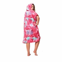 PONCHO AFTER BIG LEAVES BURNT PINK -Kayak Gonflable Soldes poncho after big leaves burnt pink 2