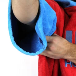Poncho Howzit Bleu/rouge -Kayak Gonflable Soldes poncho howzit bleu rouge 3