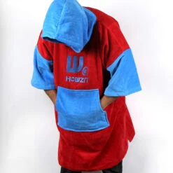 Poncho Howzit Bleu/rouge -Kayak Gonflable Soldes poncho howzit bleu rouge 4
