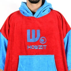 Poncho Howzit Bleu/rouge -Kayak Gonflable Soldes poncho howzit bleu rouge 8