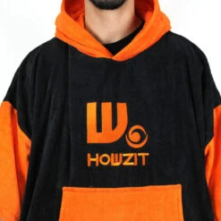 Poncho Howzit Noir/orange -Kayak Gonflable Soldes poncho howzit noir orange 7