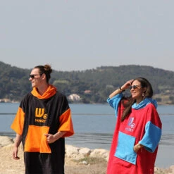 Poncho Howzit Noir/orange -Kayak Gonflable Soldes poncho howzit noir orange 8