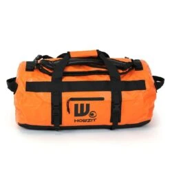Sac De Voyage étanche DUFFEL BAG 90L HOWZIT - ORANGE -Kayak Gonflable Soldes sac de voyage etanche duffel bag 90l howzit orange black 11