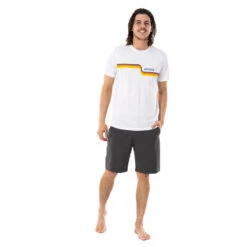T-SHIRT RIP CURL SURF REVIVAL BLANC -Kayak Gonflable Soldes t shirt rip curl surf revival blanc 3