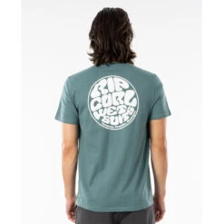 T-SHIRT RIP CURL WETTIE ESSENTIAL BLEU GRIS -Kayak Gonflable Soldes t shirt rip curl wettie essential bleu gris 2