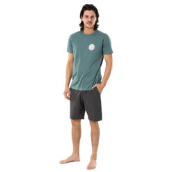 T-SHIRT RIP CURL WETTIE ESSENTIAL BLEU GRIS -Kayak Gonflable Soldes t shirt rip curl wettie essential bleu gris 3